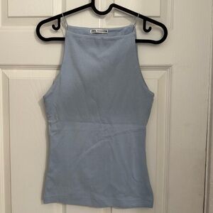 Zara Sky Blue Camisole Top